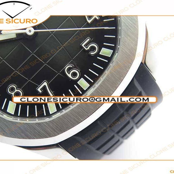 Cinturino Originale Patek Philippe Aquanaut 5167A In Gomma Nera - Nuovo Non Tagliato